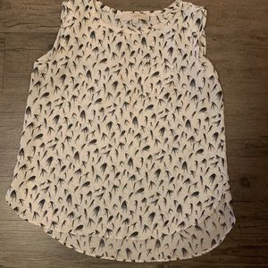 LOFT sleeveless blouse